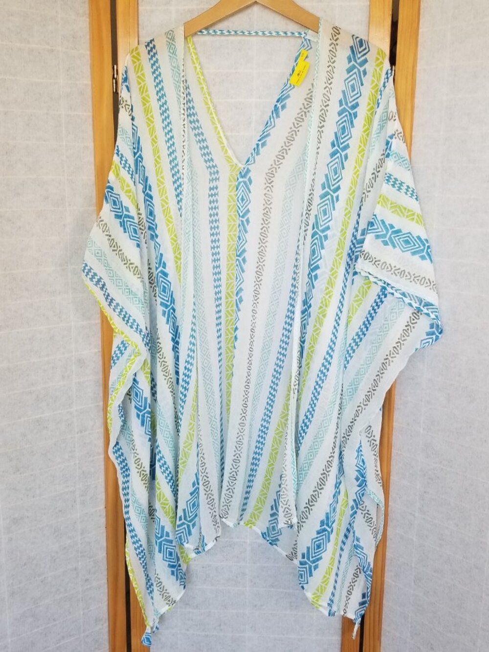 Roberta Roller Rabbit Lightweight Open-front Kimono-style Beach Cover-up OS